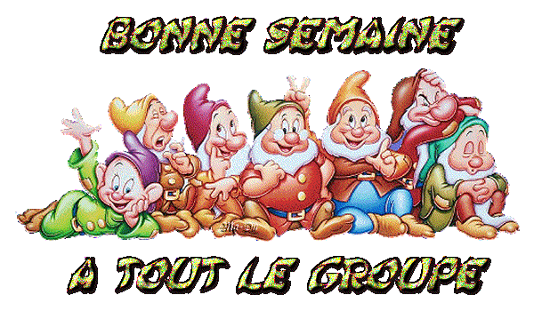 Bonne semaine � tous !